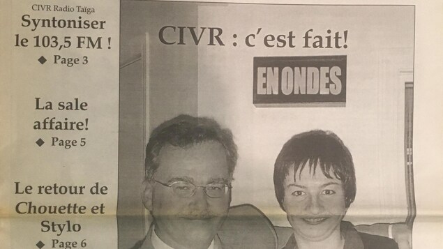 première page de L'Aquilon du 21 septembre 2001 première page de L'Aquilon du 21 septembre 2001