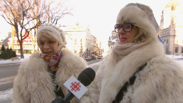 Ces touristes de Dallas et Sydney ont bravé le froid. Ces touristes de Dallas et Sydney ont bravé le froid.
