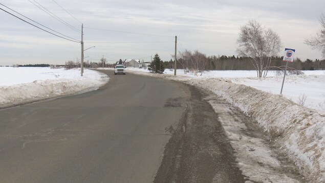 Une photo de l'entrée de Pointe-à-Bouleau, à Tracadie.
