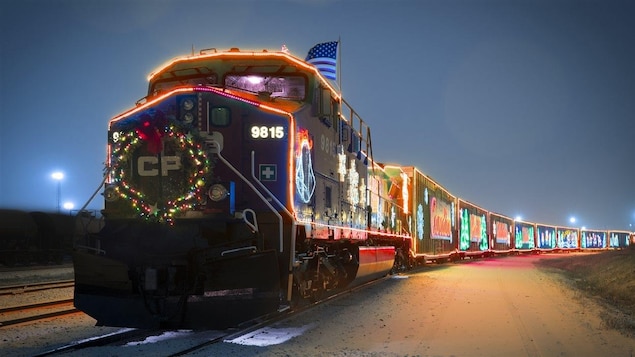 Le Train des Fêtes du CP s’arrête en Estrie