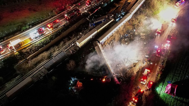 Grèce : au moins 26 morts et 85 blessés dans une collision entre deux trains