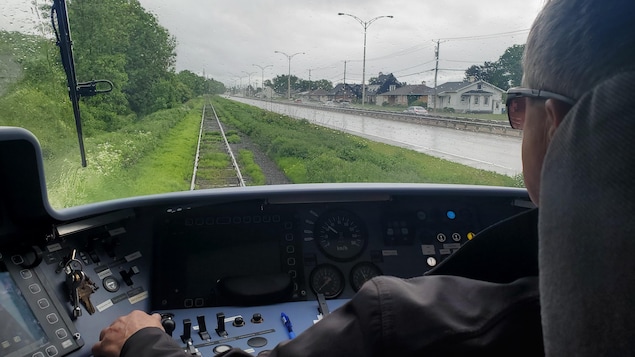 The first ride of the “greenest train in the world” in North America