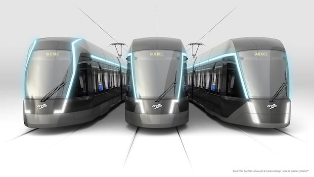 Modélisation 3D du tramway de Québec