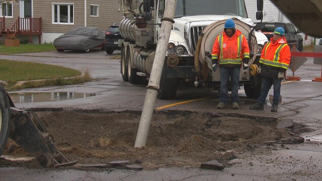 Des employés de la Ville de Baie-Comeau Des employés de la Ville de Baie-Comeau