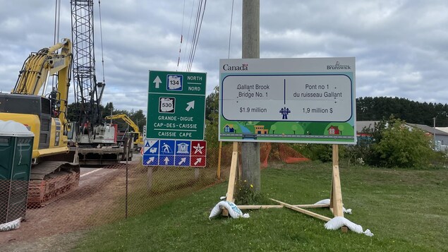 La réparation d’un pont entre Grande-Digue et Shediac cause des tracas