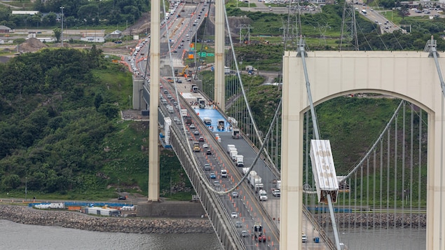 Travaux du pont Pierre-Laporte cet été : près de 2 M$ en mesures d’urgence