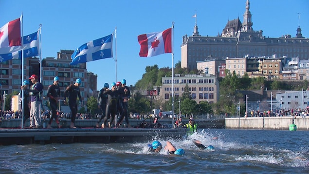 La Ville de Québec était en mode triathlon, ce week-end, alors que se tenait le premier Challenge Cap Québec.