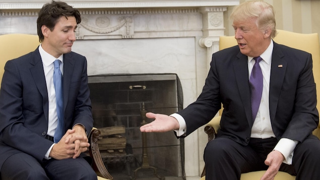 Le premier ministre Trudeau et le président Trump