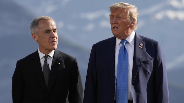 Carney at Trump.