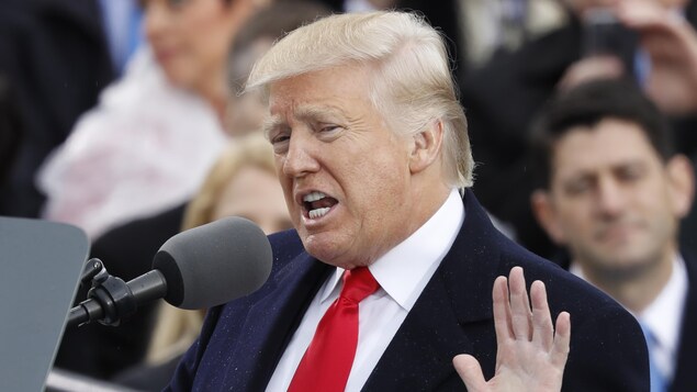 Le président des États-Unis Donald Trump