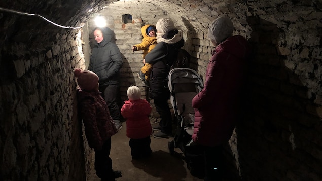 Lviv, des tunnels vieux de 150 ans deviennent un abri antibombe