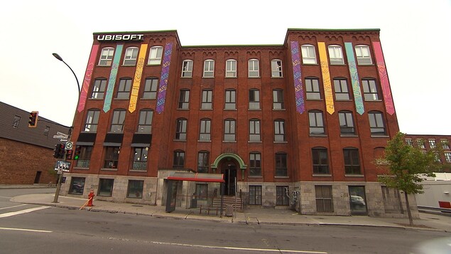 L'entreprise Ubisoft sur le boulevard St-Laurent à Montréal