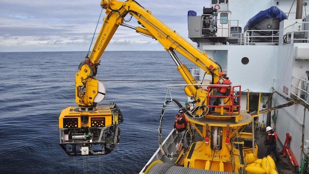 Le véhicule sous-marin téléguidé qui sera utilisé par les chercheurs Le véhicule sous-marin téléguidé qui sera utilisé par les chercheurs