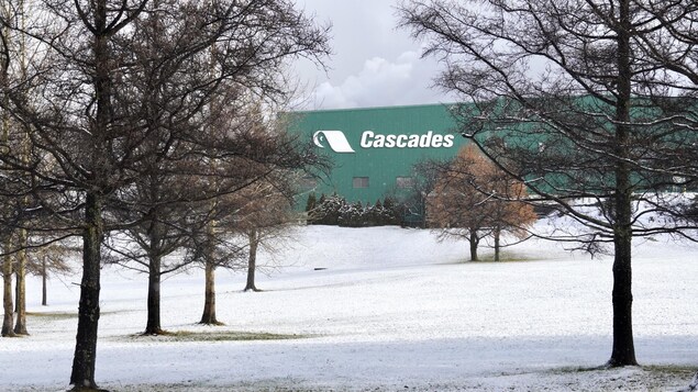 L'usine Cascades de Cabano, à Témiscouata-sur-le-Lac.