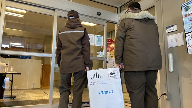 Une livraison de vaccins.
