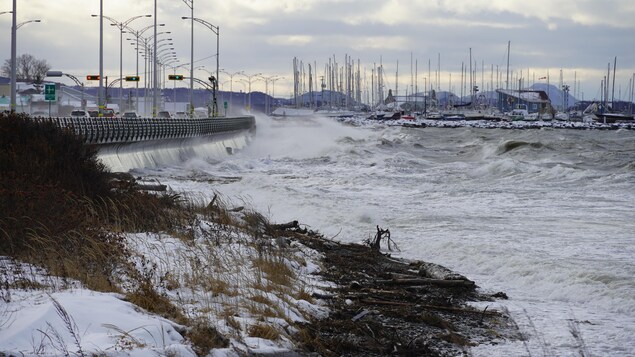 Les grandes marées gagnent du terrain dans l’Est-du-Québec