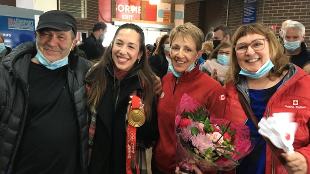 Valérie Maltais accueillie en grand à Saguenay