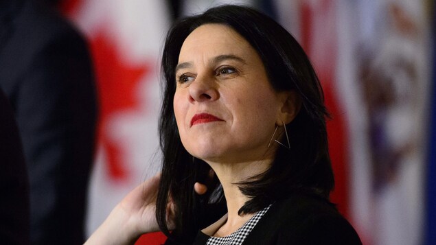 Valérie Plante en gros plan.