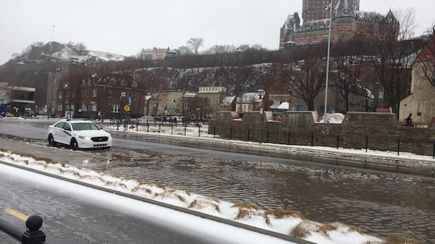 Rue de Québec inondée Rue de Québec inondée