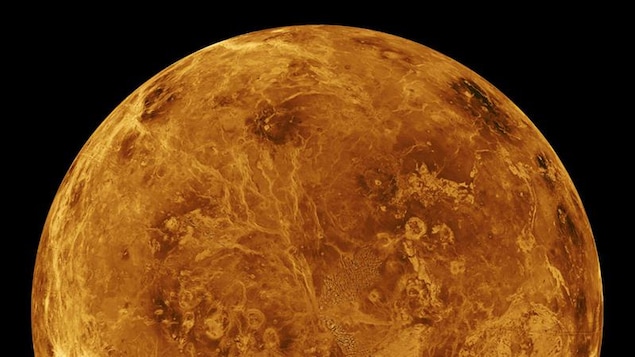 Vue globale de Vénus.