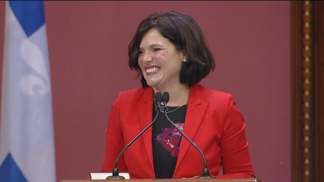 Véronyque Tremblay, ministre déléguée aux Transports Véronyque Tremblay, ministre déléguée aux Transports