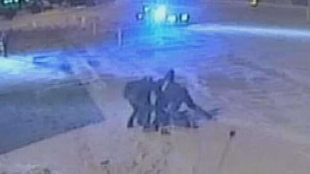 Vidéo de l'arrestation d'Alexis Vadeboncoeur