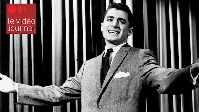 Photo d'archives de Michel Louvain au cabaret Chez Girard, à Québec.