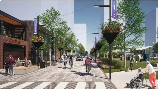 Le groupe Katz veut transformer un terrain du centre-ville d’Edmonton en village urbain
