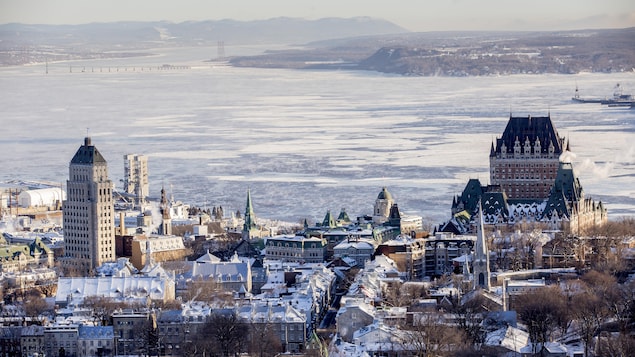La ville de Québec en hiver