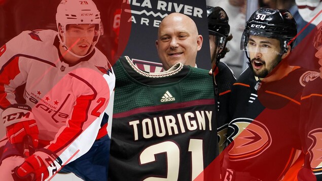 Montage photo de Hendrix Lapierre, André Tourigny et Benoît-Olivier-Groulx.
