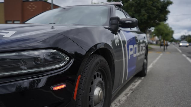 Une voiture de police de Trois-Rivières.