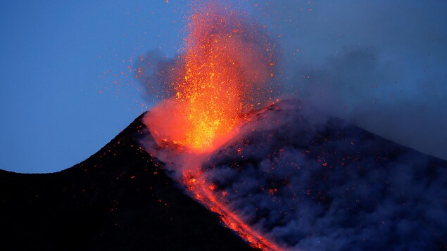 L'éruption du volcan Etna L'éruption du volcan Etna