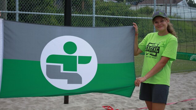 Une joueuse de volleyball comme porte-drapeau pour la région aux Jeux du Québec