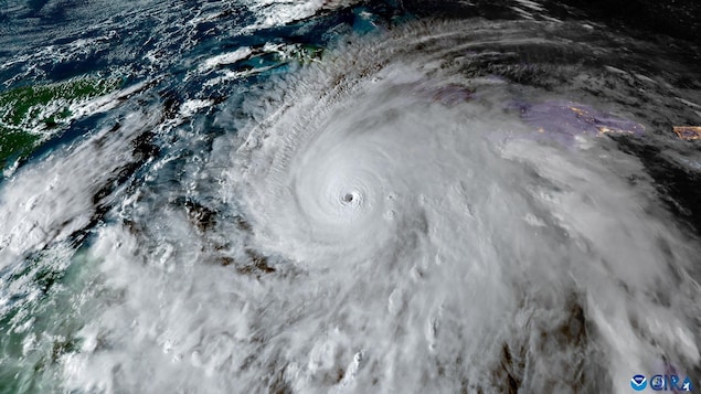 صورة بواسطة قمر صناعي لإعصار ’’ميليسا‘‘.