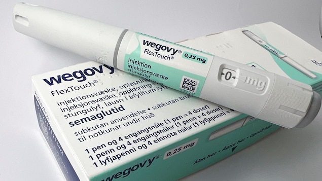 Une stylo-injecteur du médicament Wegovy