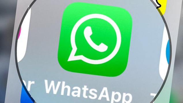 Le logo de l'application WhatsApp est mis en évidence sur un écran de téléphone cellulaire.