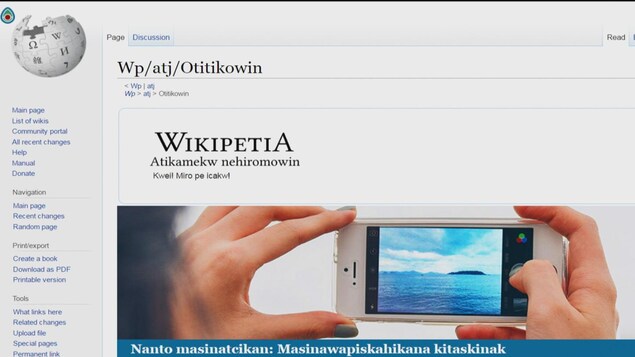 La page d'accueil du site Wikipetia. La page d'accueil du site Wikipetia.