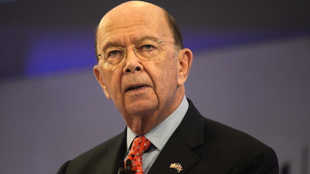 Le secrétaire américain au commerce, Wilbur Ross, lors d'une conférence à Londres le 6 novembre Le secrétaire américain au commerce, Wilbur Ross, lors d'une conférence à Londres le 6 novembre