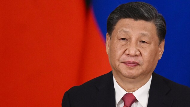 Le président chinois Xi Jinping assiste à une cérémonie avec son homologue russe à l'issue de leurs entretiens au Kremlin, à Moscou, le 21 mars 2023.
