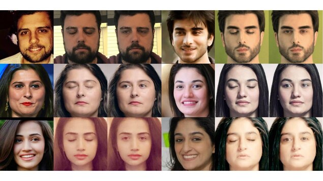 Une image montrant un montage de photos de différentes personnes avec les yeux ouverts et avec les yeux fermés. Une image montrant un montage de photos de différentes personnes avec les yeux ouverts et avec les yeux fermés.