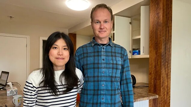 Yuri Nakashima and Josh Keyes have major buyers remorse after purchasing a house in Sudbury, Ont., sight-unseen, which they say is riddled with problems. (Sarah MacMillan/CBC)