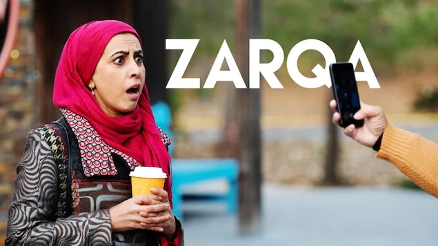 The new web series ZARQA follows lead character Zarqa as she tries to one-up her ex-husband after finding out he is remarrying a much younger woman. (Courtesy of CBC Gem)
