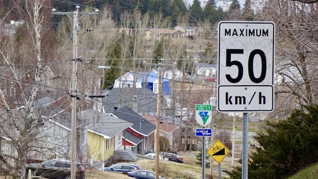 La vitesse maximale réduite à 50 km/h à l’est de la Fromagerie des Basques