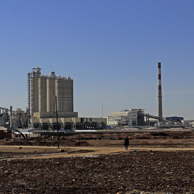 La cimenterie de Larfage à Jalabiya, en Syrie.