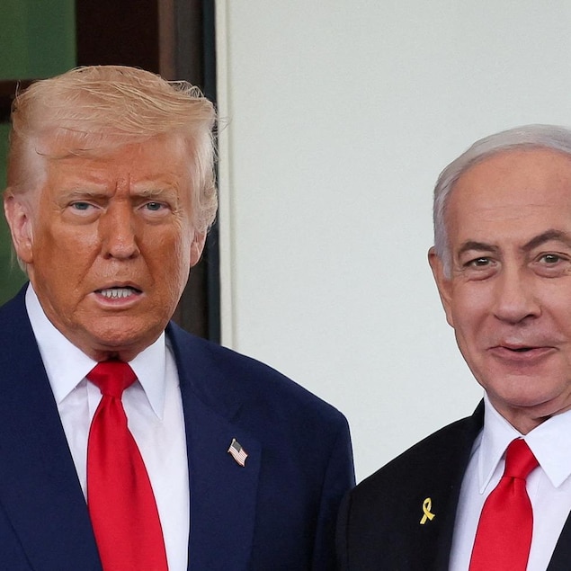 Donald Trump et Benyamin Nétanyahou côte à côte.