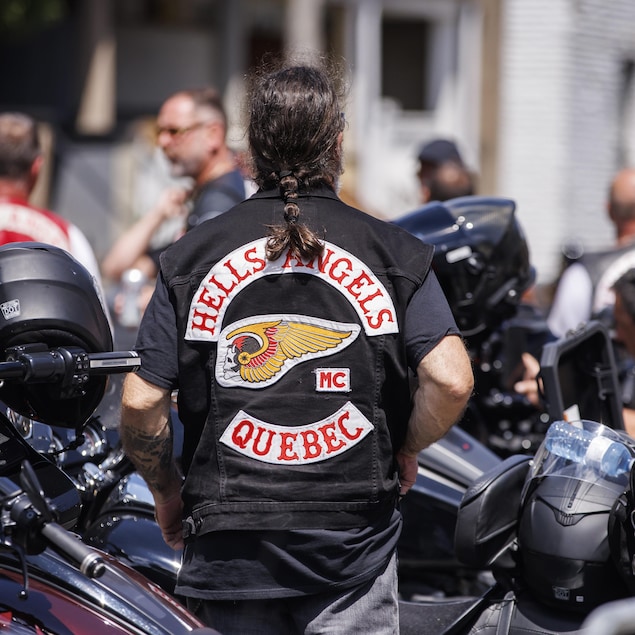 Un groupe de Hells Angels à Toronto, en 2022.