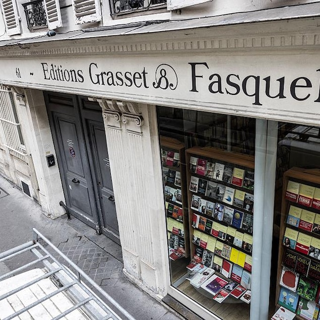 Devanture des éditions Grasset 
