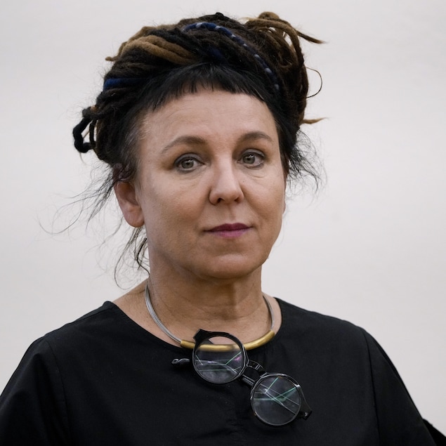 Un portrait d'Olga Tokarczuk.