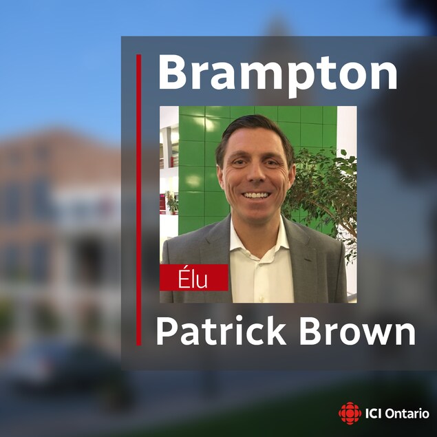 Patrick Brown élu maire dans la municipalité de Brampton Patrick Brown élu maire dans la municipalité de Brampton