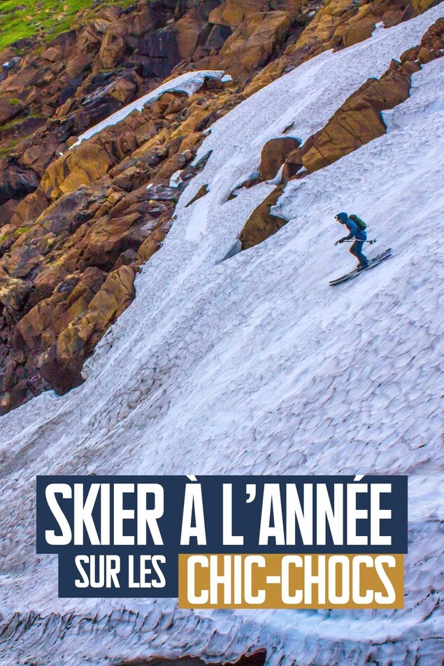 Été comme hiver, Félix Savard-Côté dévale les pentes et sensibilise les gens aux dangers du ski hors-piste.